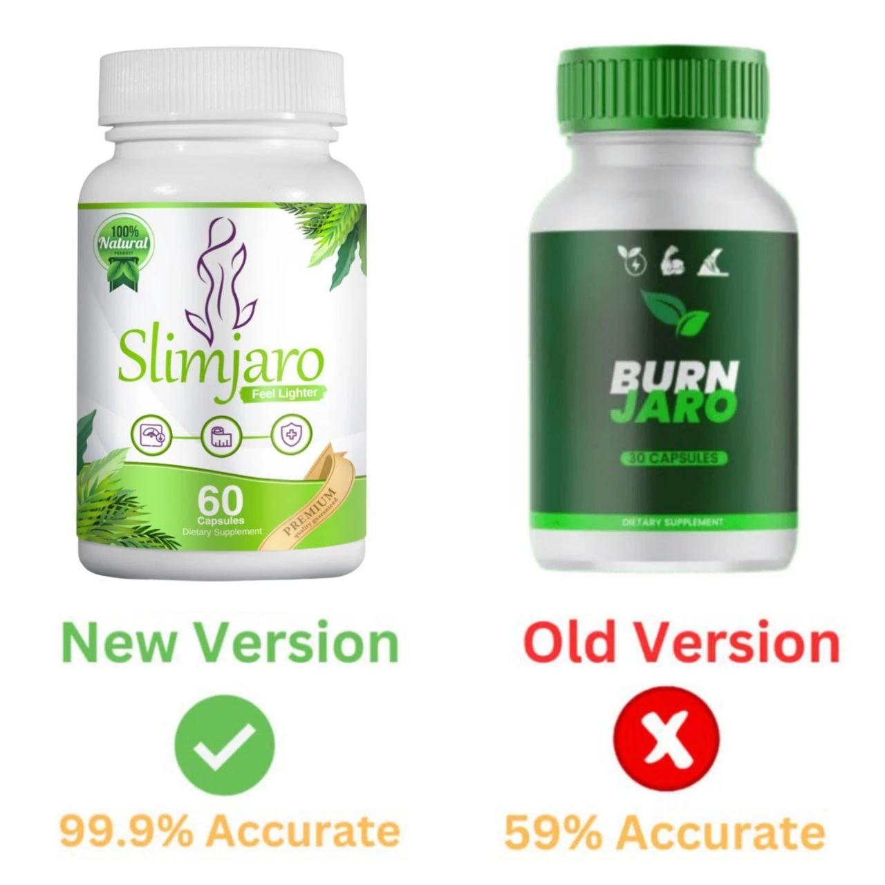 Burn Jaro capsule bottles for digestion and gut support